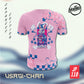 LOKALTEEZ JP110 Japanese KAWAII Edition USAGI CHAN 150GSM MICROFIBER EYELET JERSEY
