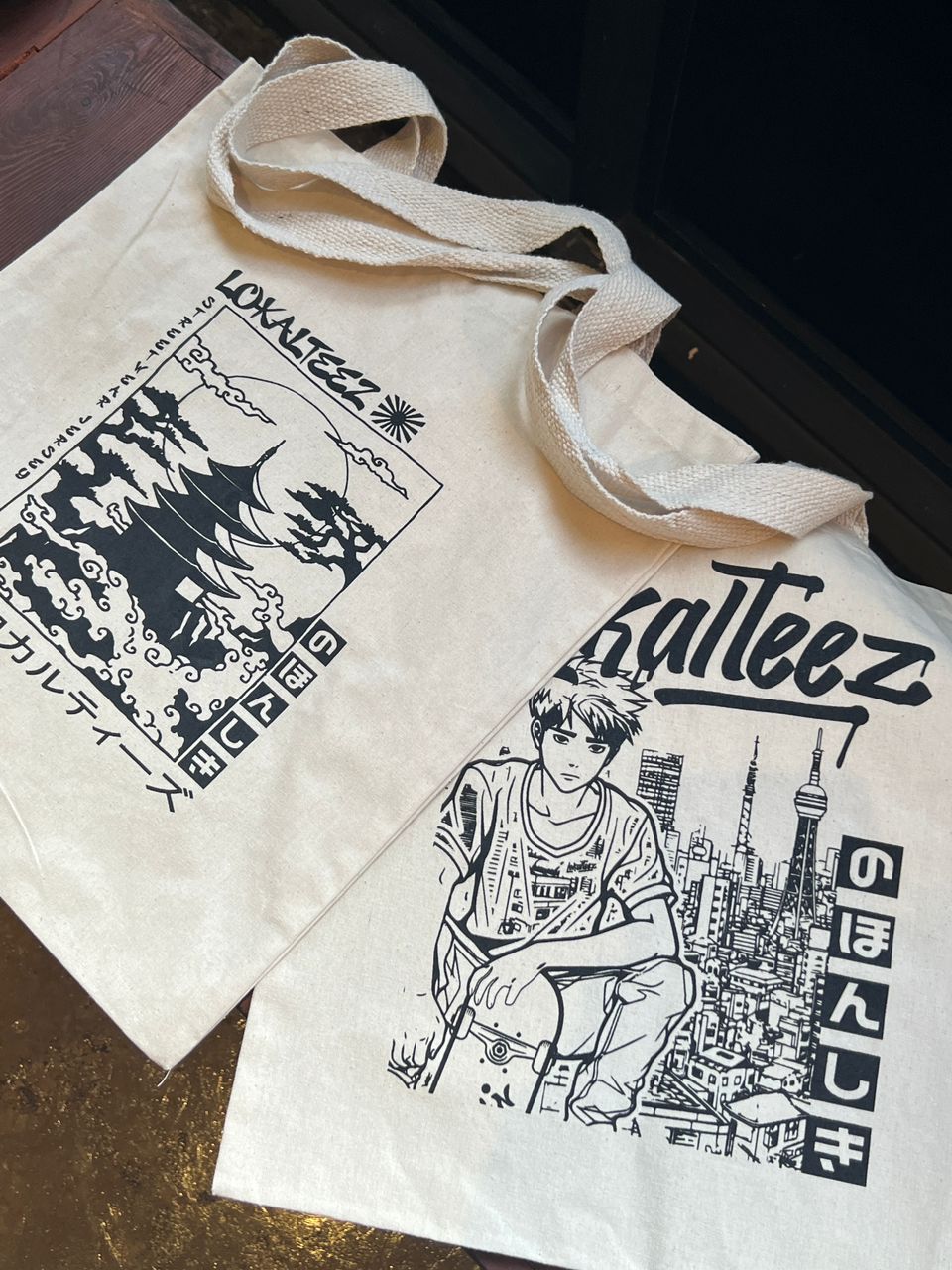 LOKALTEEZ Japanese Design Canvas Bag