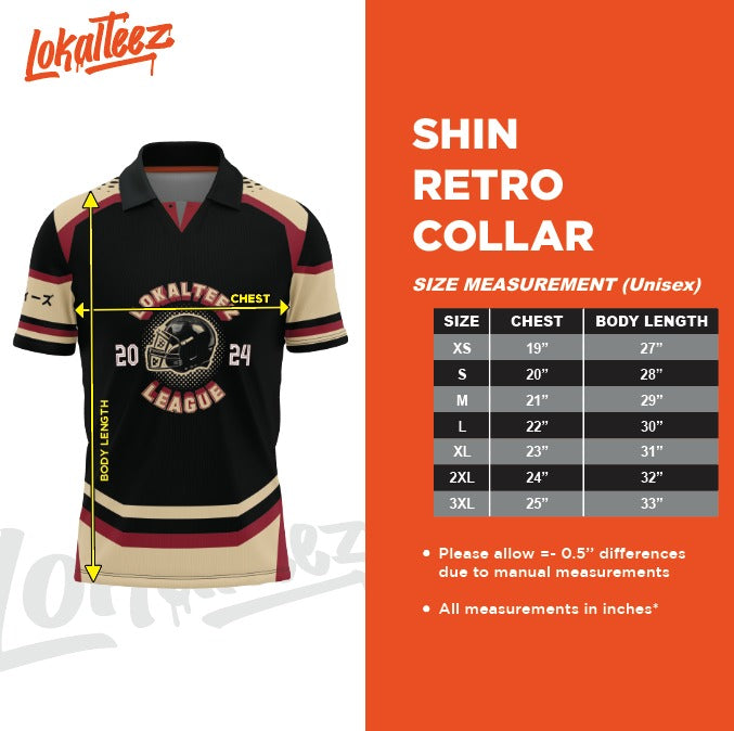 LOKALTEEZ RC21 Retro Collar SHIN Edition UNI WASE 280GSM Lycra Retro Collar