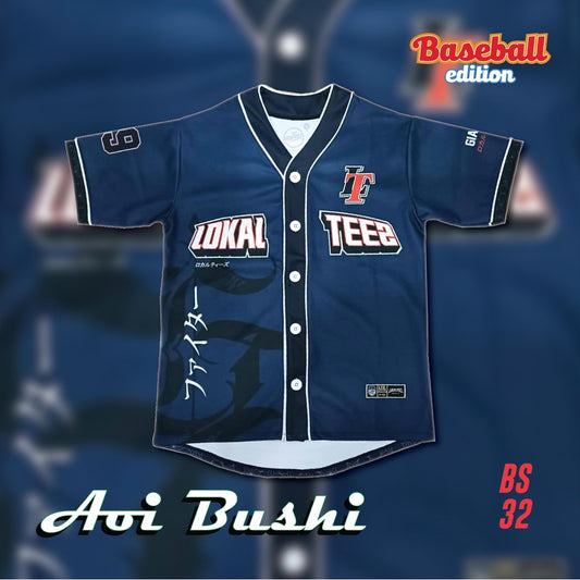 [JACKET]  LOKALTEEZ BS32 Baseball Edition Aoi Bushi 220GSM JERSEY JACKET LIMITED EDITION