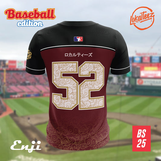 [STANDARD CUTTING] LOKALTEEZ BS25 Baseball Edition ENJI 180GSM RJPK JERSEY