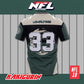 [NFL OVERSIZED BERSULAM] NFL10 NFL Edition KAKIGURIN 280GSM JERSEY
